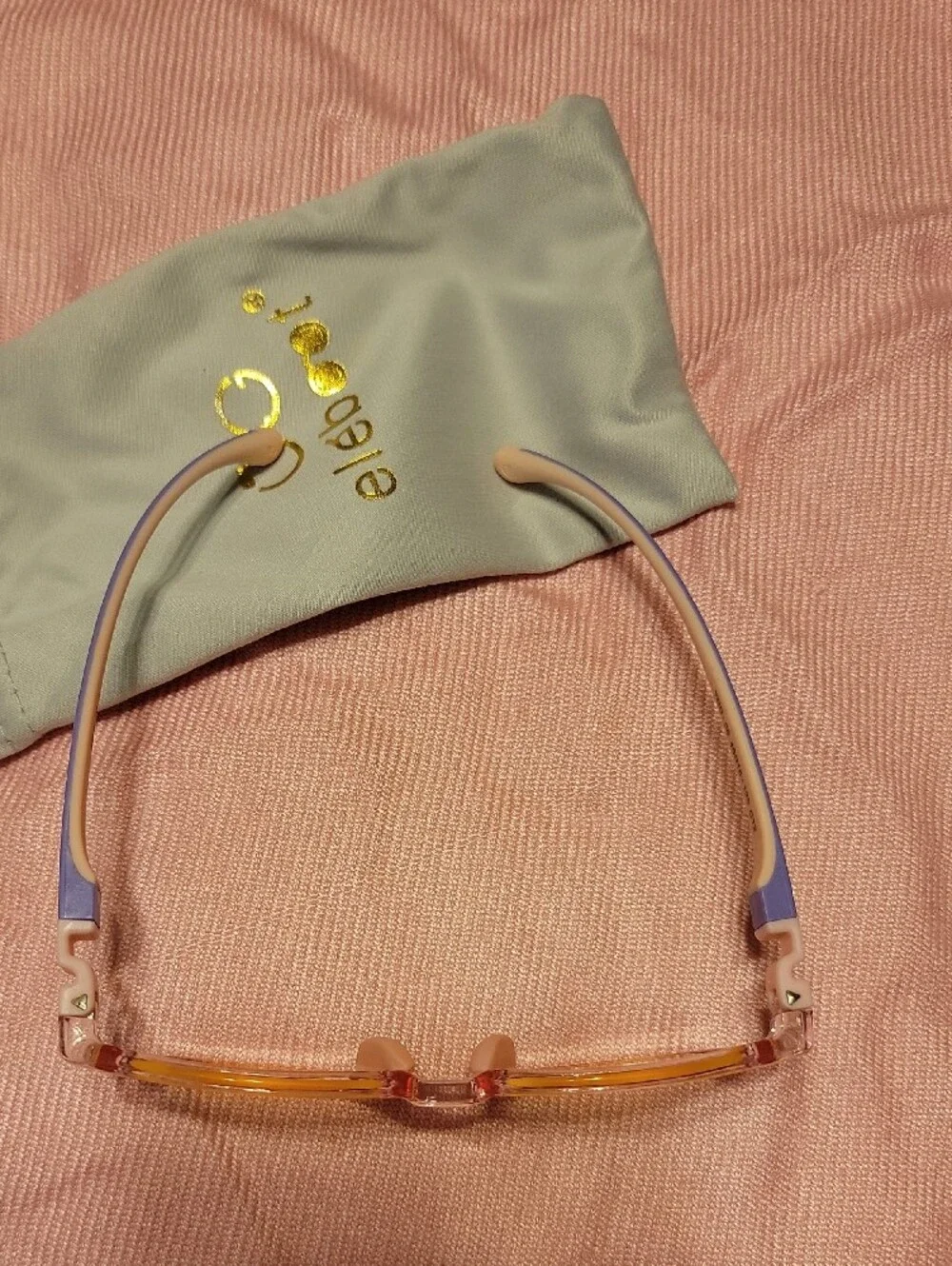 Kids Pink Sunglasses with Protective Case